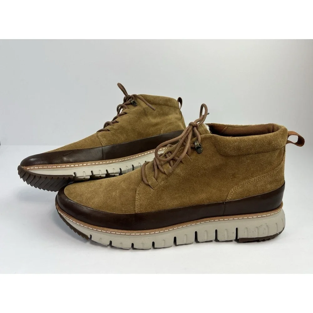 Cole Haan Grand Sport Rugged Chukka Boots Golden Honey Dove C31413 Mens 13 M NEW